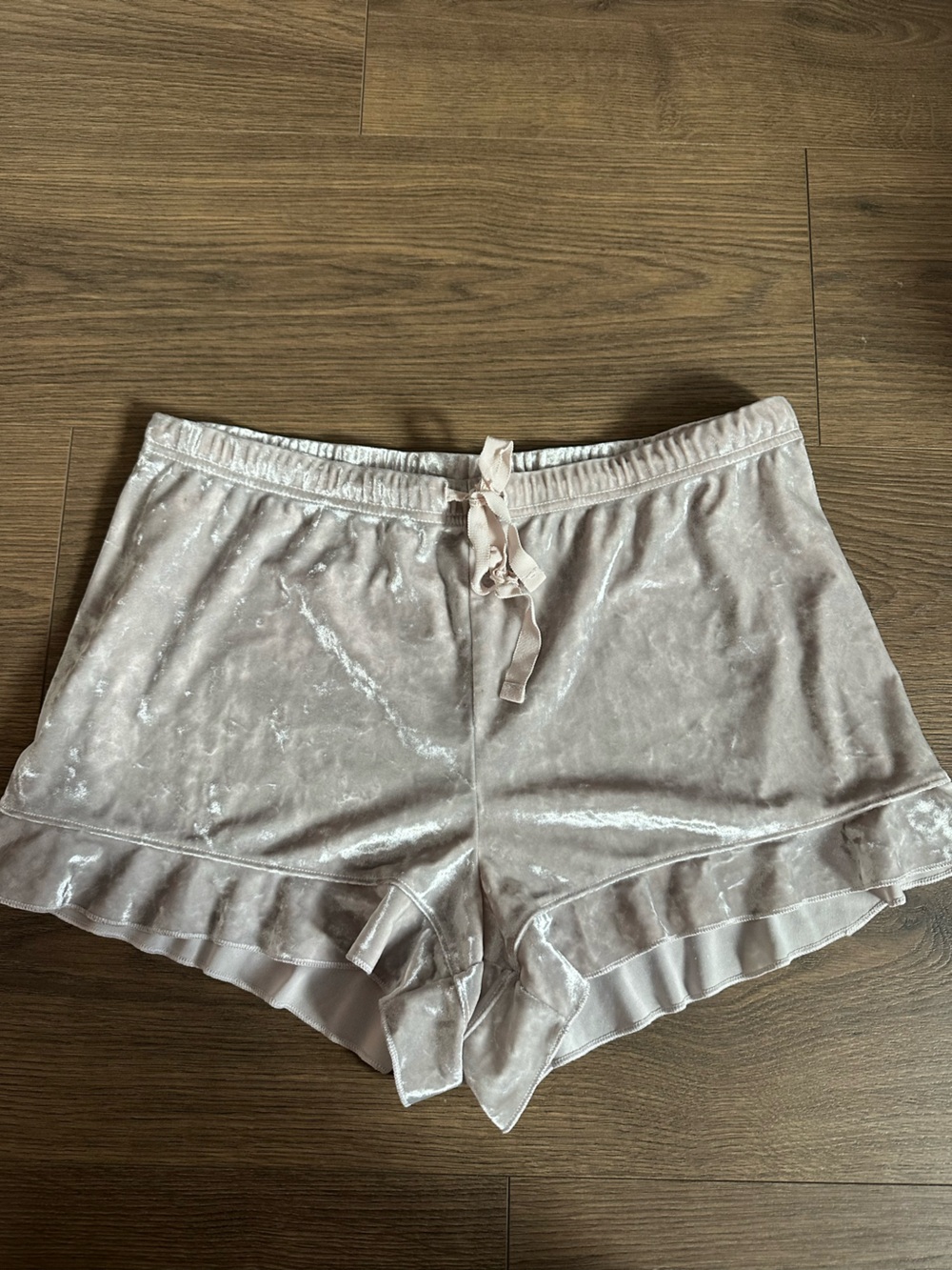 Victoria's Secret Velvet-Look Elastic Waist Shorts
